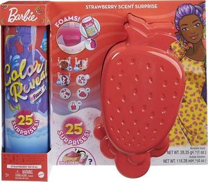 Mattel Lalka Barbie Color Reveal Piana Truskawka 1