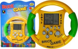 Lean Sport Gra Elektroniczna Bricks Tetris Kierownica Żółta 1