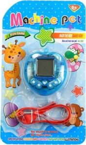 Lean Sport Gra Elektroniczna Tamagotchi Niebieska z krótkim łańcuszkiem 2