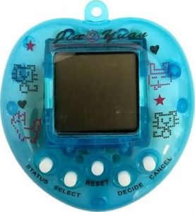 Lean Sport Gra Elektroniczna Tamagotchi Niebieska z krótkim łańcuszkiem 3