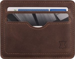 Surazo Slim Card Wallet - Orzechowy Uniwersalny 1