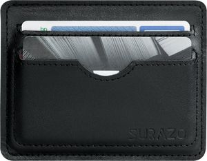 Surazo Slim Card Wallet - Czarny Uniwersalny 1