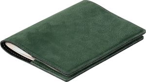 Surazo Etui na paszport z miejscem na karty - Nubuk Zielony Uniwersalny 4