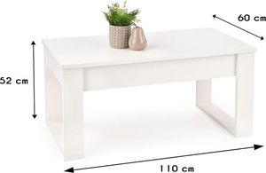 Halmar Ława Nea 110x60 cm biała 2