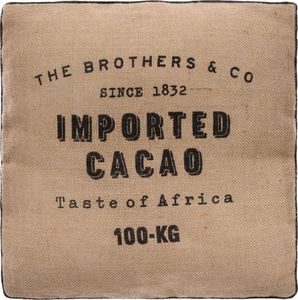 Atmosphera Jutowa poduszka do siedzenia Cacao 1
