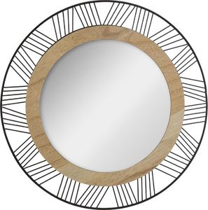 Atmosphera Metalowe okrągłe lustro ścienne Joe 45 cm 1