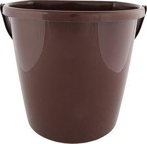 Bentom S.A Wiadro przyścienne plastikowe Bentom 11 l brązowe 2