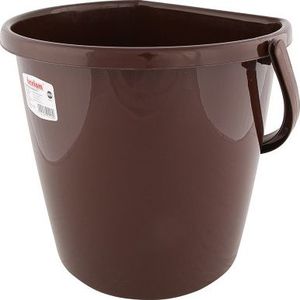 Bentom S.A Wiadro przyścienne plastikowe Bentom 11 l brązowe 4