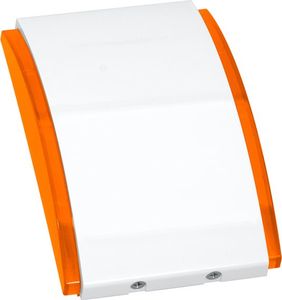 Satel Sygnalizator wewnętrzny akustyczny z zasilaniem awaryjnym podstawa pomarańczowa PIEZO SPW-250 O 1