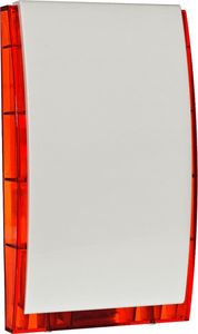 Satel Sygnalizator zewnętrzny akustyczno-optyczny czerwony akumulator 6V/1,3 Ah PIEZO SP-4002 R 1