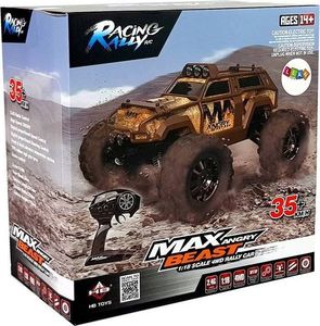 Lean Sport Auto Rajdowe Off-Road Zdalnie Sterowane Brązowa 2.4G 1:18 35 km/h Kontrola Prędkości 7