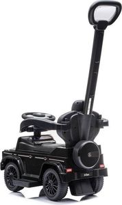 Lean Sport Jeździk Mercedes G-Class 653 Czarny z Pchaczem Dźwięk Silnika i Klaksonu 4