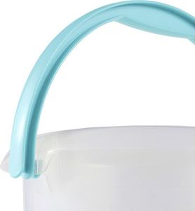 OKT Keeeper Wiadro Z Wylewką Mika 5l Transparentne Z Turkusową Rączką 1170.. 2