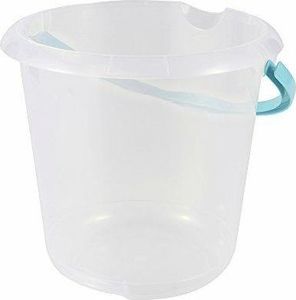 OKT Keeeper Wiadro Z Wylewką Mika 10l Transparentne Z Turkusową Rączką 1171.. 3