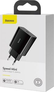 Ładowarka Baseus Speed Mini 1x USB-C 3 A (BSU2819BLK) 5