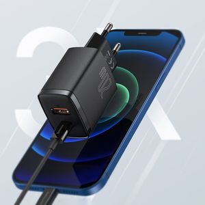 Ładowarka Baseus Compact 1x USB-A 1x USB-C 3 A (6953156207240) 10