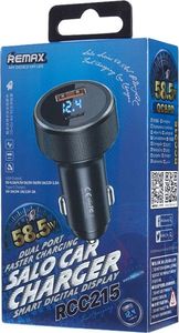 Ładowarka Remax RCC215 1x USB-A 1x USB-C 4.5 A  (6972174159300) 3