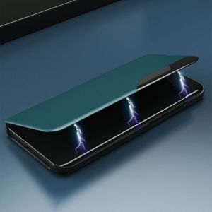 Hurtel Eco Leather View Case elegancki futerał etui z klapką i funkcją podstawki Xiaomi Mi 11 Lite 5G niebieski 4