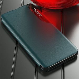 Hurtel Eco Leather View Case elegancki futerał etui z klapką i funkcją podstawki Xiaomi Mi 11 Lite 5G niebieski 9