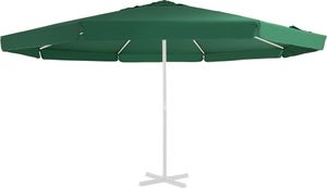 vidaXL Pokrycie do parasola ogrodowego, zielone, 500 cm 1