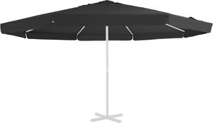 vidaXL Pokrycie do parasola ogrodowego, czarne, 500 cm 1
