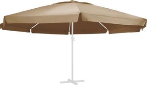 vidaXL Pokrycie do parasola ogrodowego, kolor taupe, 600 cm 1