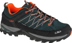Buty trekkingowe męskie CMP Rigel Low Trekking Shoe Wp Petrolio/Orange Fluo r. 41 (3Q13247-08FF) 1
