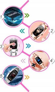 Smartband Active Band H8 Pro Złoty 10