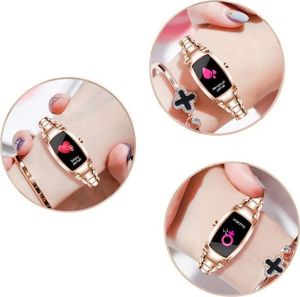 Smartband Active Band H8 Pro Srebrny 9