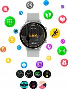 Smartwatch Bakeeley GW33 Biały 13