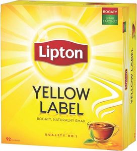 Lipton Yellow Label Herbata czarna w torebkach 92 szt. 1