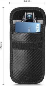 Tech-Protect KLATKA FARADAYA TECH-PROTECT V1 KEYLESS RFID SIGNAL BLOCKER CASE CARBON 4