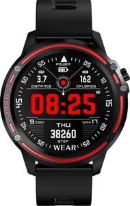 Smartwatch Watchmark WL8 Czarno-czerwony 2