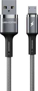 Kabel USB WK Design USB-A - 1 m Czarny (6941027613849) 1