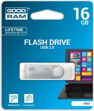 Pendrive GoodRam UTS2, 16 GB  (UTS2-0160W0R11) 2