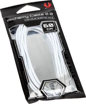 BitFenix Kable bez złącz, 0.6m, Biały (BFX-ALC-60CMLW-RP) 2