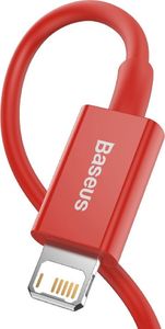Kabel USB Baseus USB-A - Lightning 1 m Czerwony (BSU2661RED) 3