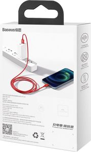 Kabel USB Baseus USB-A - Lightning 1 m Czerwony (BSU2661RED) 6