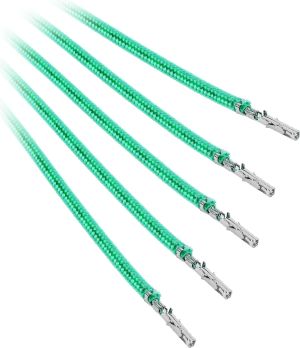 BitFenix Kable bez złącz, 0.4m, Zielony (BFX-ALC-40CMLG-RP) 4