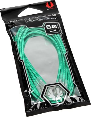 BitFenix Kable bez złącz, 0.6m, Zielony (BFX-ALC-60CMLG-RP) 2