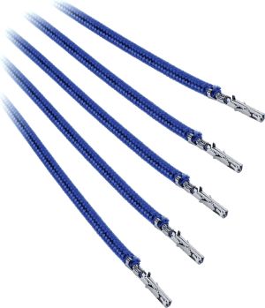 BitFenix Kable bez złącz, 0.4m, Niebieski (BFX-ALC-40CMLB-RP) 4