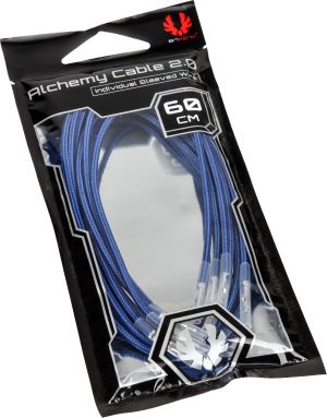 BitFenix Alchemy 2.0 PSU Cable, 0,6m, Niebieski (BFX-ALC-60CMLB-RP) 2