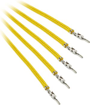 BitFenix Kable bez złącz, 0.4m, Żółty (BFX-ALC-40CMLY-RP) 4