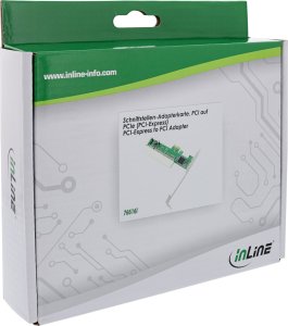 InLine Przejściówka adapter ze slotu PCIe na gniazdo PCI (76616I) 2
