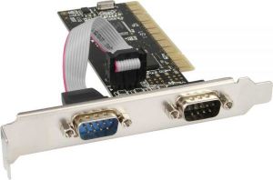Kontroler InLine PCI - 2x Port szeregowy DB9 (66636I) 1