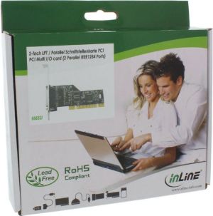 Kontroler InLine LPT1 Równoległy 25pin zewnętrzny na PCI (66632I) 3