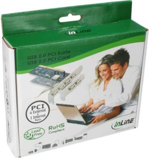 Kontroler InLine PCI - 5x USB 2.0 (66673V) 2