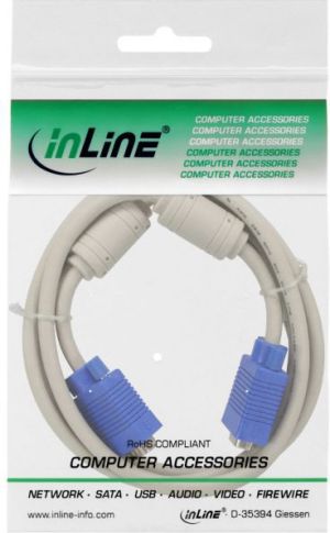 Kabel InLine D-Sub (VGA) - D-Sub (VGA) 2m niebieski (17719) 2