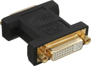 Adapter AV InLine DVI-I - DVI-I czarny (17781P) 2