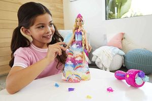 Lalka Barbie Mattel Dreamtopia - Księżniczka Zakręcone pasemka (GTG00) 5